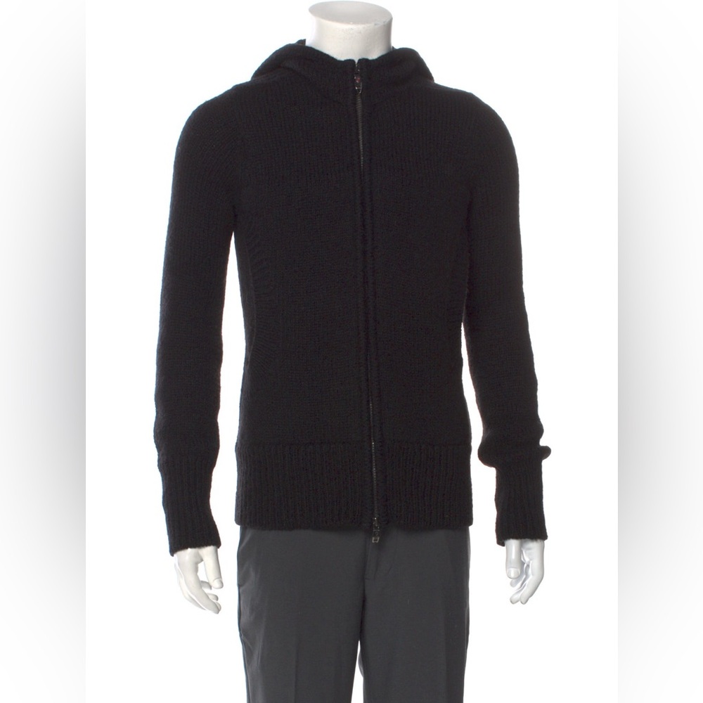 Victorinox Swiss Army Alpaca Wool Blend Turtleneck Zip Cardigan Unisex Size M